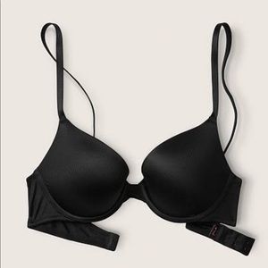 PINK Victoria’s Secret Wear Everywhere Push-Up Bra Black 32B